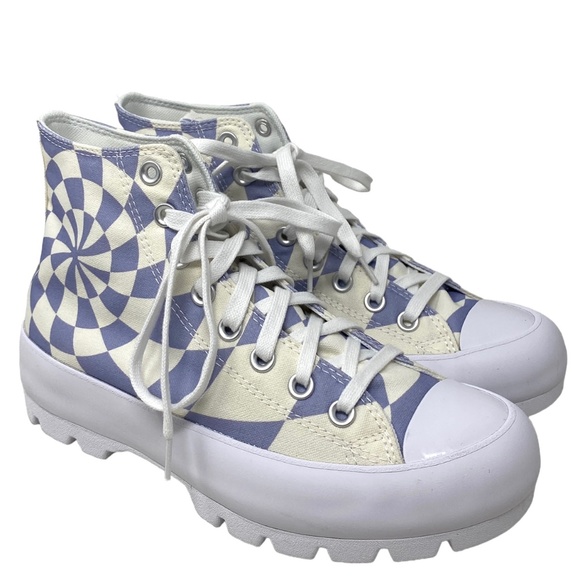 Converse Chuck Taylor Lugged Shoe Skate Canvas Women Casual Purple Candy A10019C - Picture 2 of 10